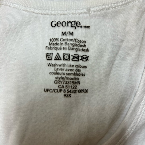 2/$20❤️- SHIRT | Men’s George undershirt size medium - Picture 3 of 3